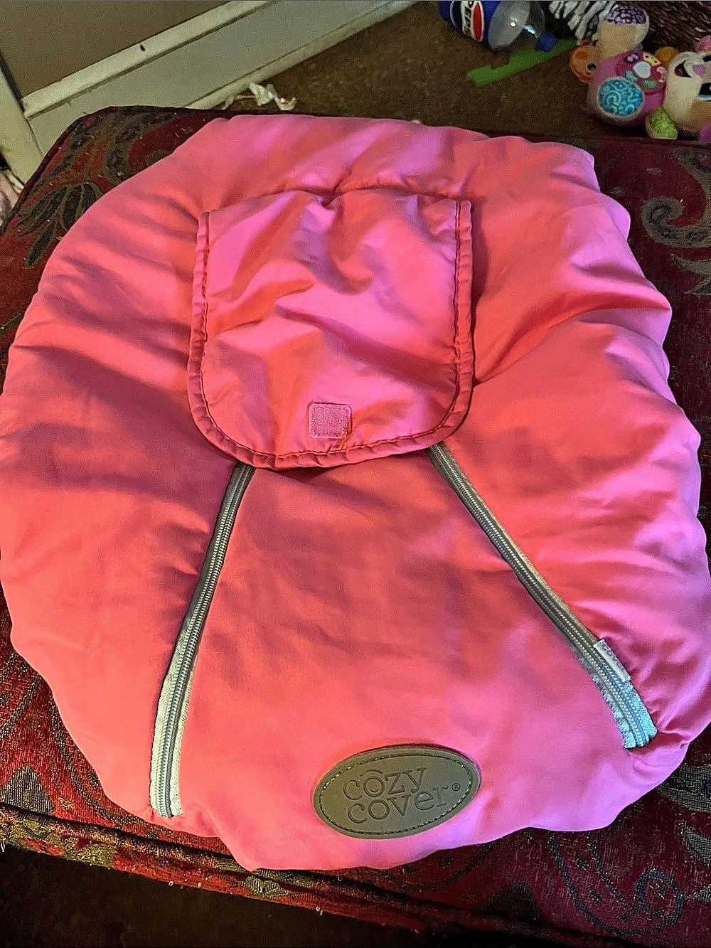 Cozy Cover Original Infant Car Seat Cover in Pink